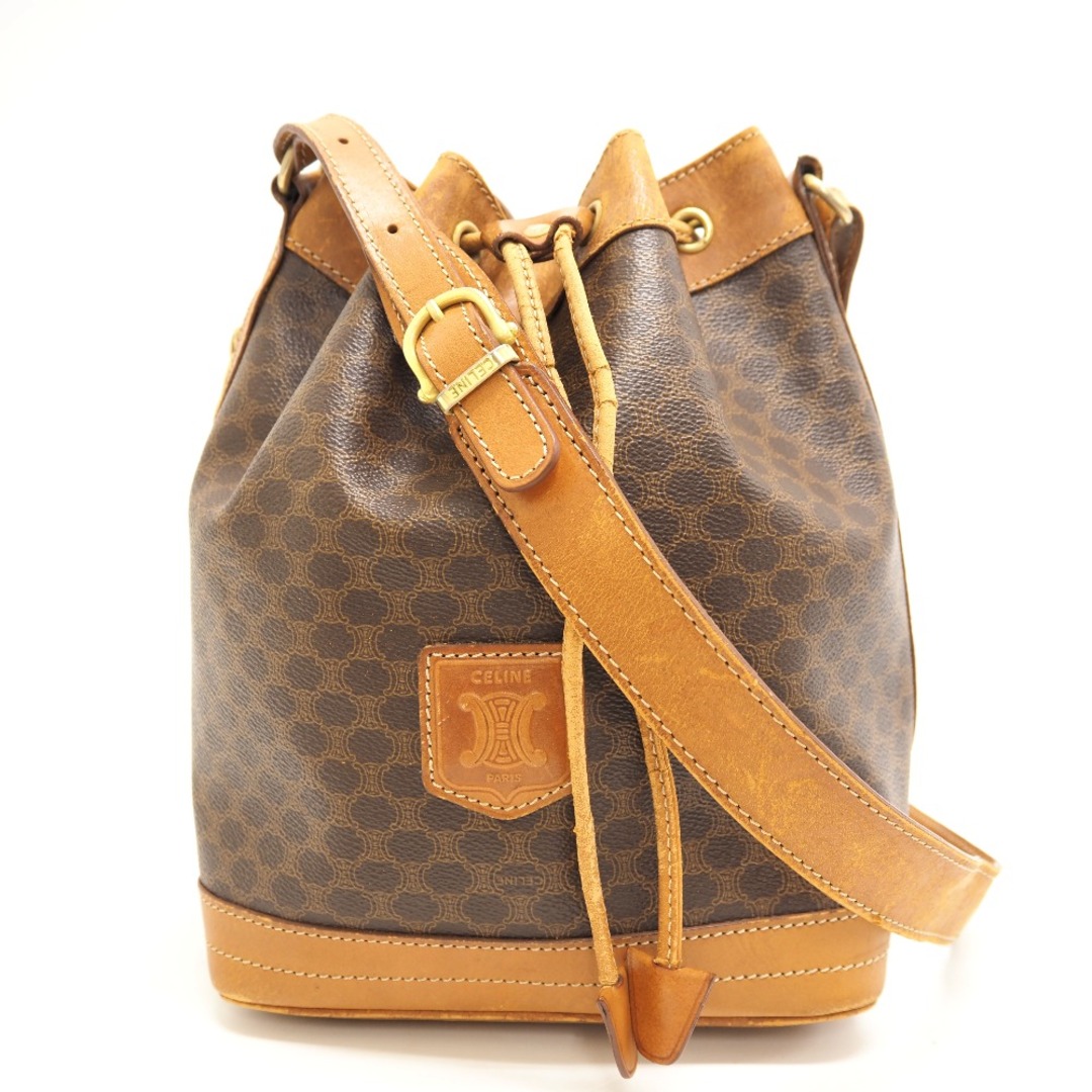 セリーヌ CELINE ショルダーバッグ マカダム柄 M90 ブラウン | www