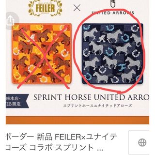 フェイラー(FEILER)の🐎フェイラー　ユナイテッドアローズ　コラボ🐎(ハンカチ)