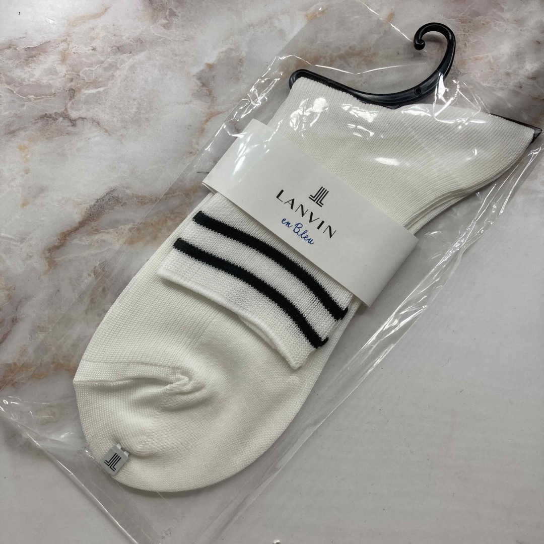 LANVIN(ランバン)のLANVIN ランバン 靴下 ソックス 新品 未開封 レディースのレッグウェア(ソックス)の商品写真