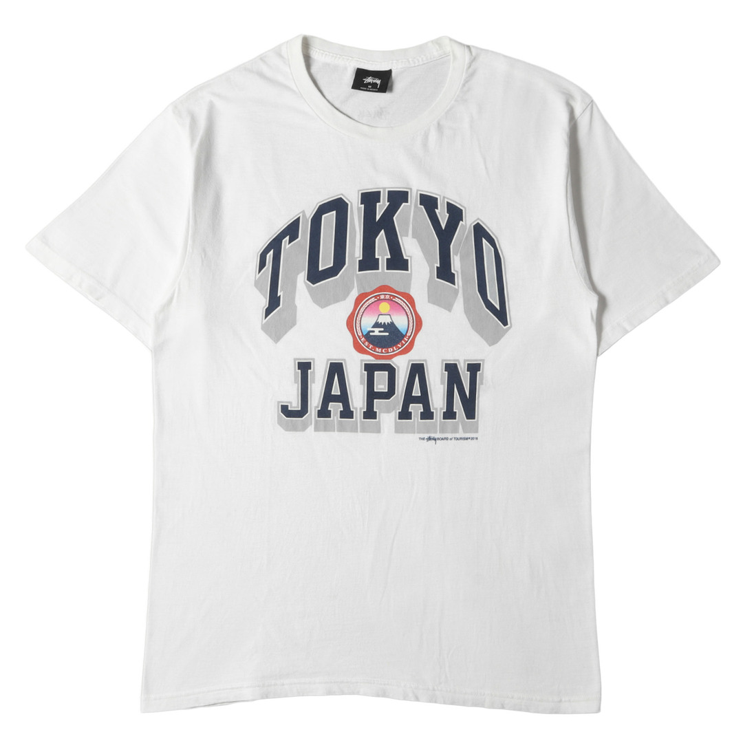 stussy  ステューシー Tシャツ 半袖 プリント ホワイト 白