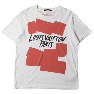 ルイヴィトン(LOUIS VUITTON)のLOUIS VUITTON ルイヴィトン Tシャツ サイズ:S 18SS POP UP STORE 限定 グラフィック ロゴ クルーネック 半袖 RM181 FMB HEY78W ホワイト 白 トップス カットソー ブランド イタリア製【メンズ】【中古】(Tシャツ/カットソー(半袖/袖なし))