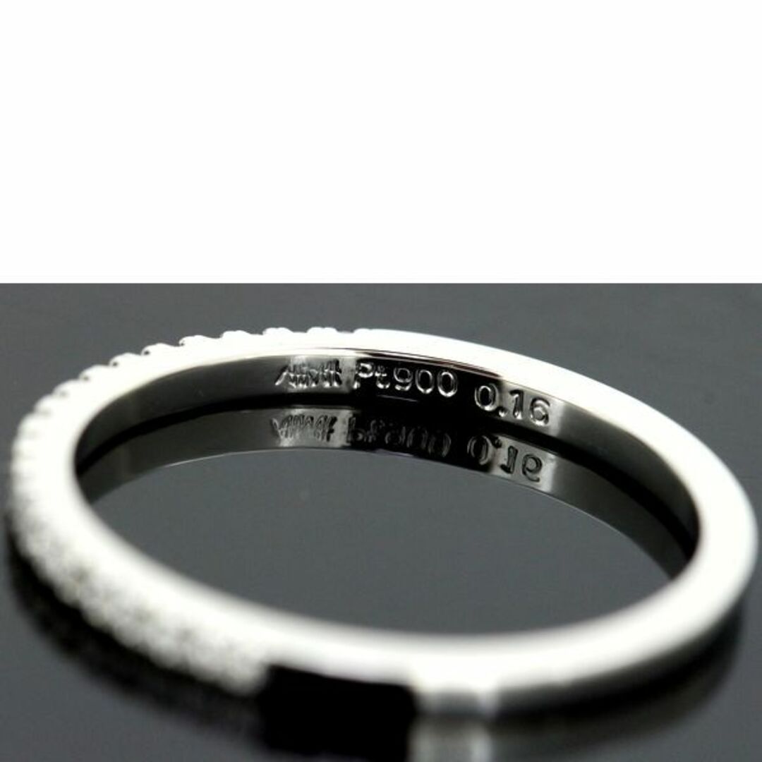 AHKAH(アーカー)のアーカー エタニティー ダイヤモンド 0.16ct リング Pt900 10号 レディースのアクセサリー(リング(指輪))の商品写真