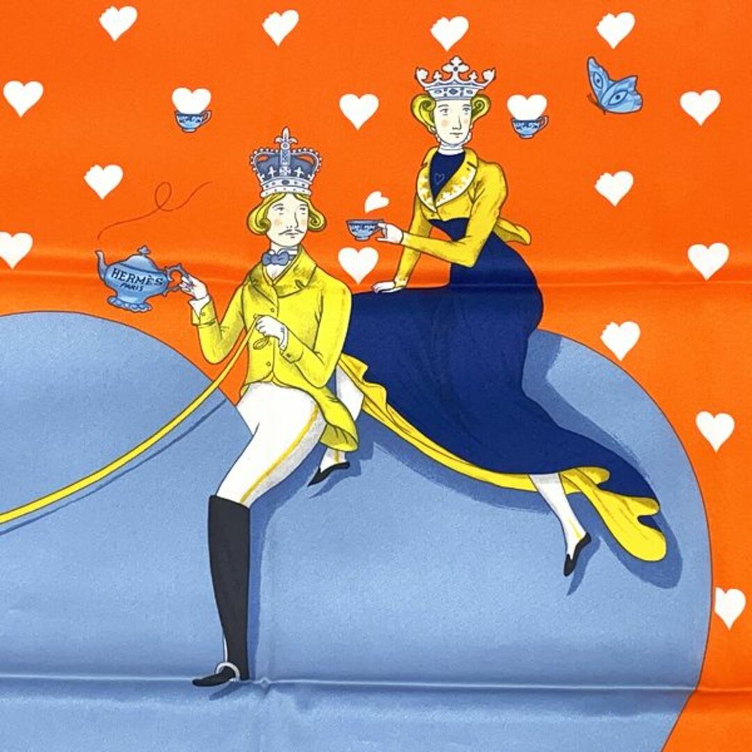 HERMES カレ70 Tea Time ティータイム スカーフ - electrabd.com
