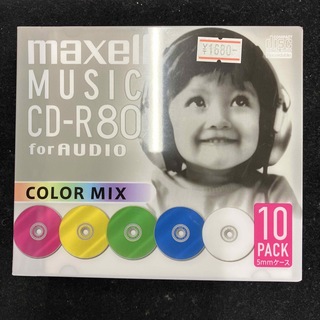 マクセル 音楽用CD-R 80分 カラーミックス(10枚)(その他)