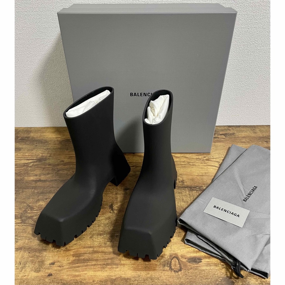 Balenciaga(バレンシアガ) トゥルーパー ラバーアンクルブーツ