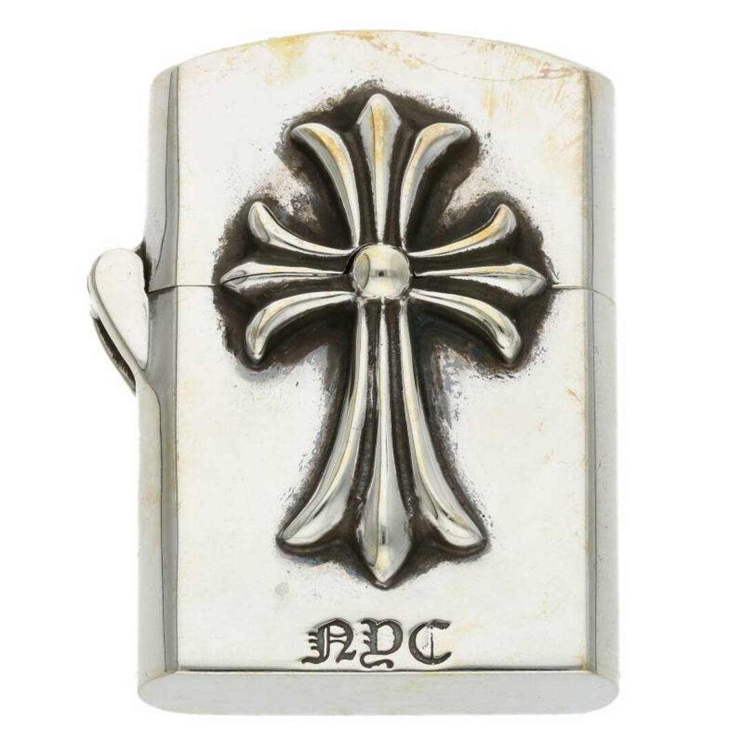 クロムハーツ  ZIPPO LIGHTERZ-V3 NYC限定スモールCHクロスジッポライター  メンズ