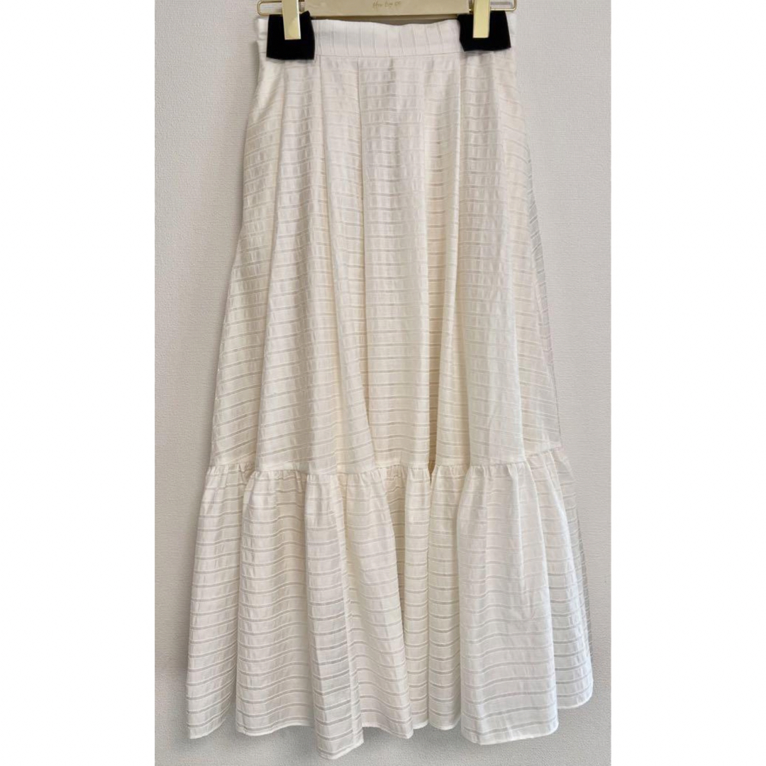 Her lip to - herlipto Stripe Jacquard Volume Skirtの通販 by Her lip to - herlipto Stripe Jacquard Volume Skirtの通販 by