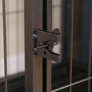 新品】大型犬ペットケージ 頑丈犬用ゲージ キャスター屋根付き トイレ