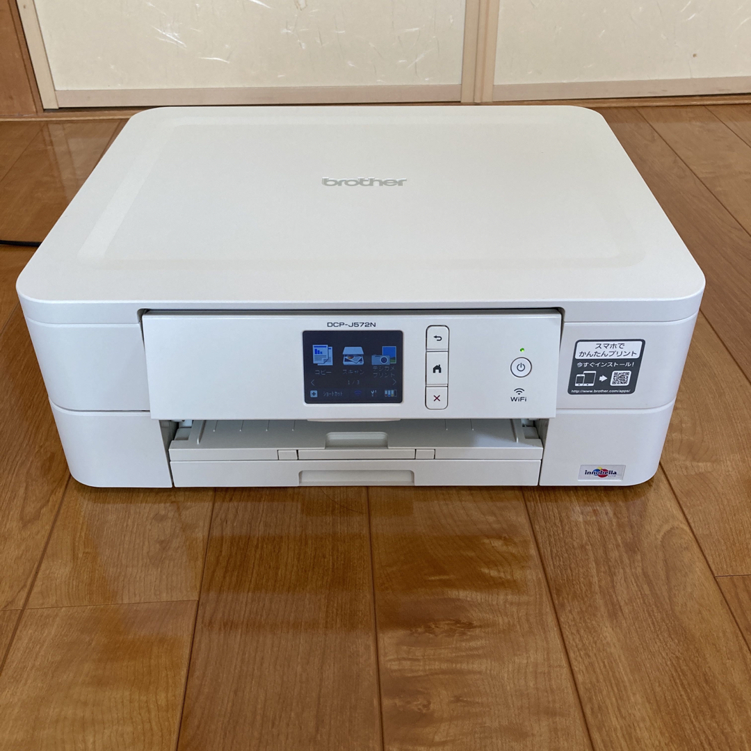 純正カラーインク付き【中古】ブラザーインジェットプリンター　DCP-J572N | フリマアプリ ラクマ