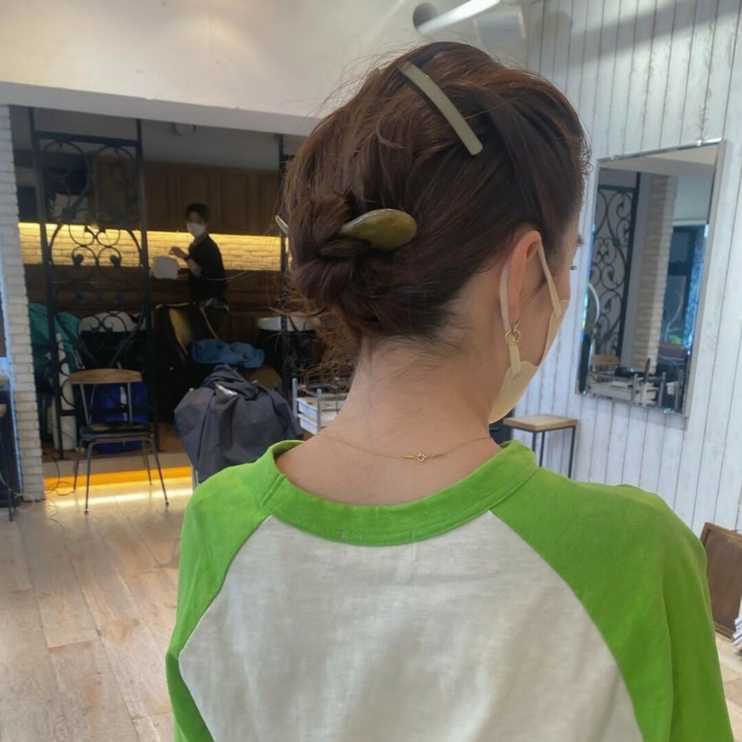 EDIT.FOR LULU(エディットフォールル)のluludi 完売かんざし　オリーブ　ルルディ ハンドメイドのアクセサリー(ヘアアクセサリー)の商品写真