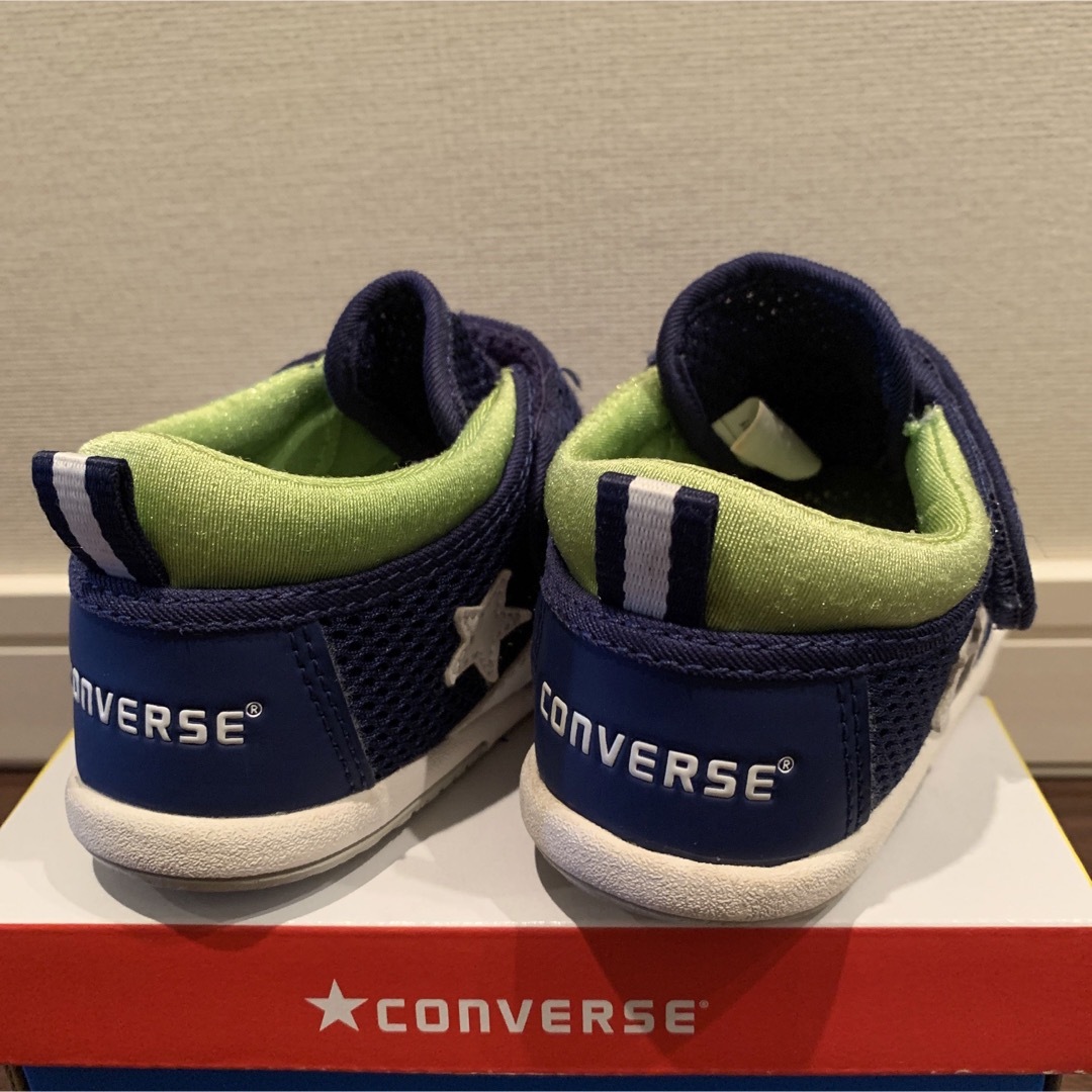 CONVERSE(コンバース)のconverse コンバース サンダル 14cm ネイビー スター 星 キッズ/ベビー/マタニティのベビー靴/シューズ(~14cm)(サンダル)の商品写真