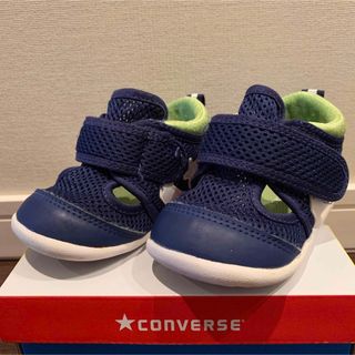 コンバース(CONVERSE)のconverse コンバース サンダル 14cm ネイビー スター 星(サンダル)