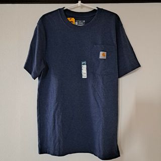 カーハート(carhartt)のCarhartt　メンズTシャツ　ブルー　S(Tシャツ/カットソー(半袖/袖なし))