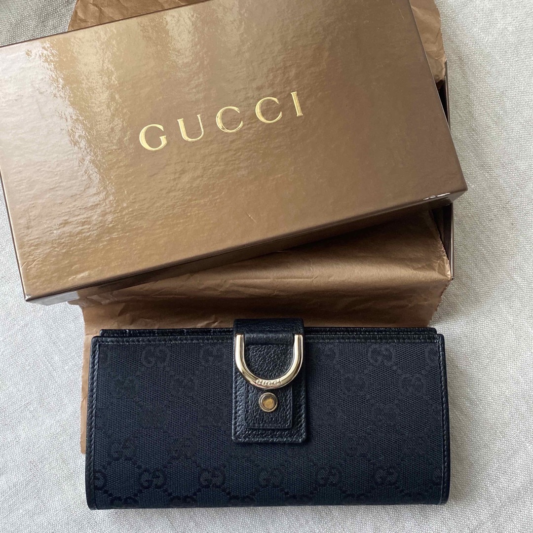 GUCCI】黒 長財布 (未使用品)-