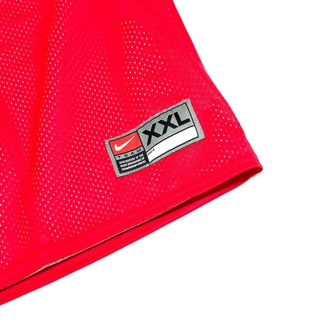 新品 Nike ナイキ リバーシブル バスケジャージ ゲームシャツ 赤 XL