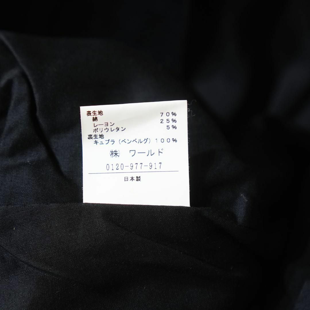 UNTITLED(アンタイトル)のUNTITLED コール天スタンドカラーミリタリージャケットブルゾン 黒M レディースのジャケット/アウター(その他)の商品写真