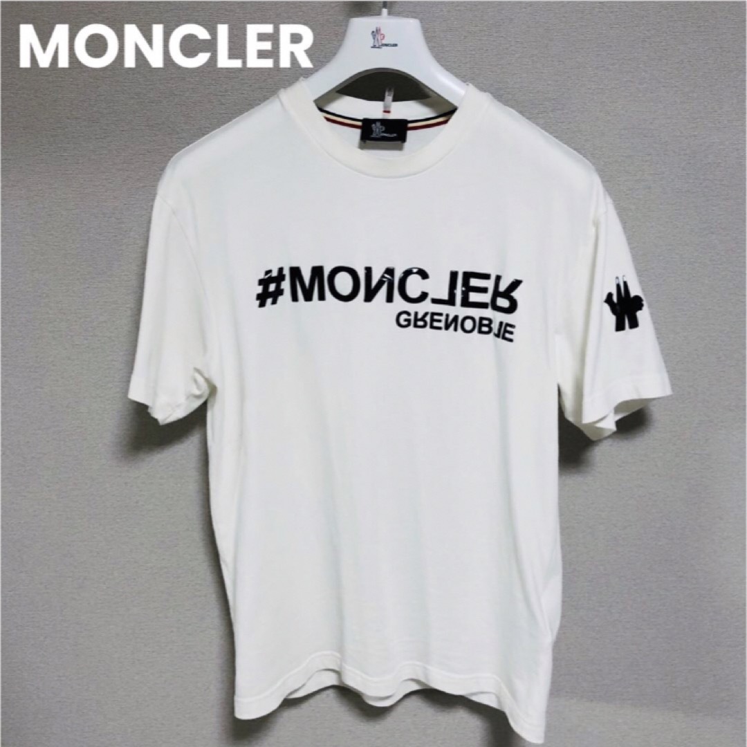 Tシャツ2021 MONCLER モンクレール　グルノーブル　白Tシャツ　国内正規品