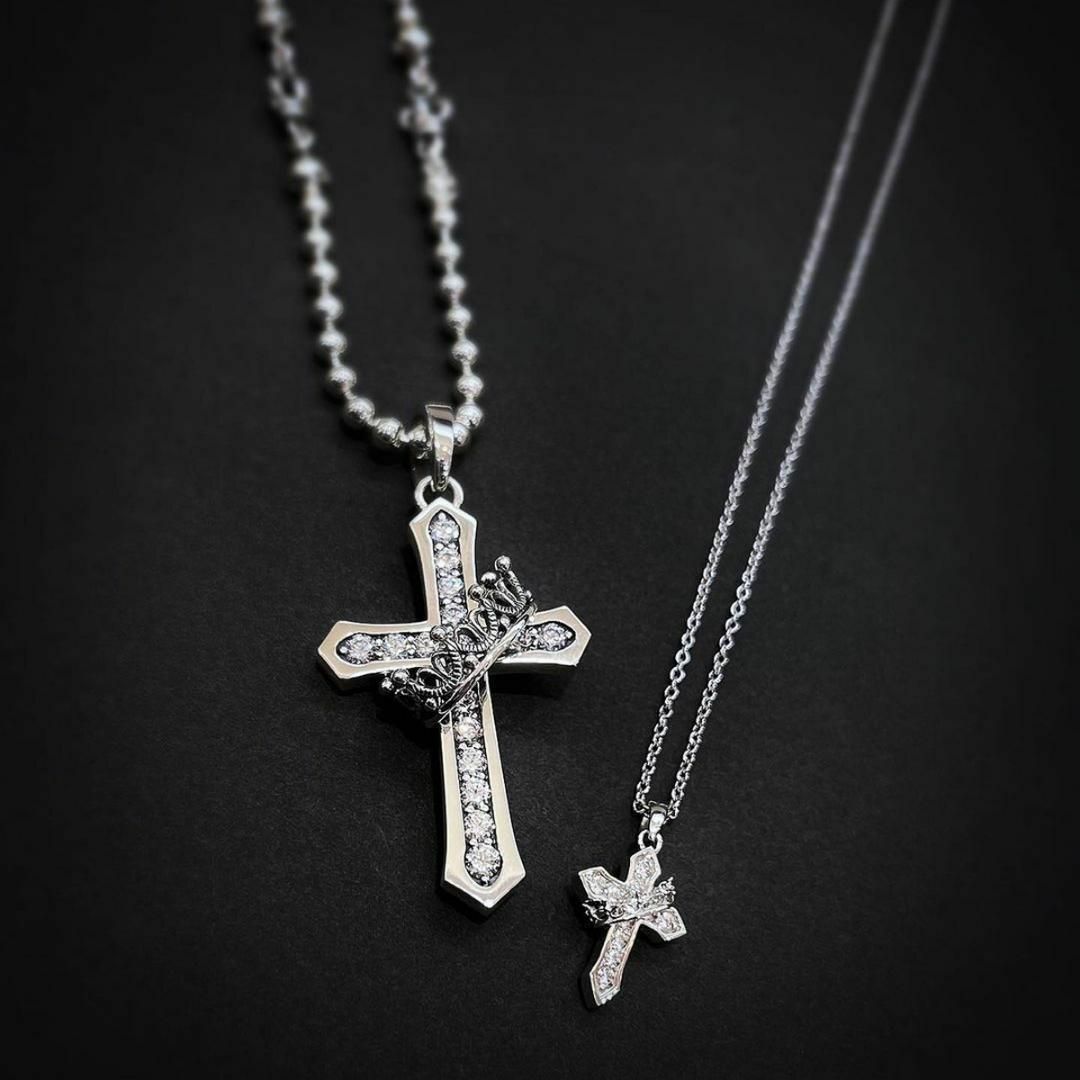 Justin Davis - 定価5.8万☆Justin Davis クラウン・クロス ネックレス