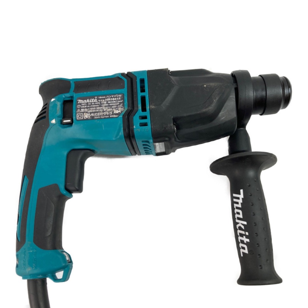 **MAKITA マキタ 18mm コード式ハンマドリル SDSプラス ケース付 HR1841F ブルー 3