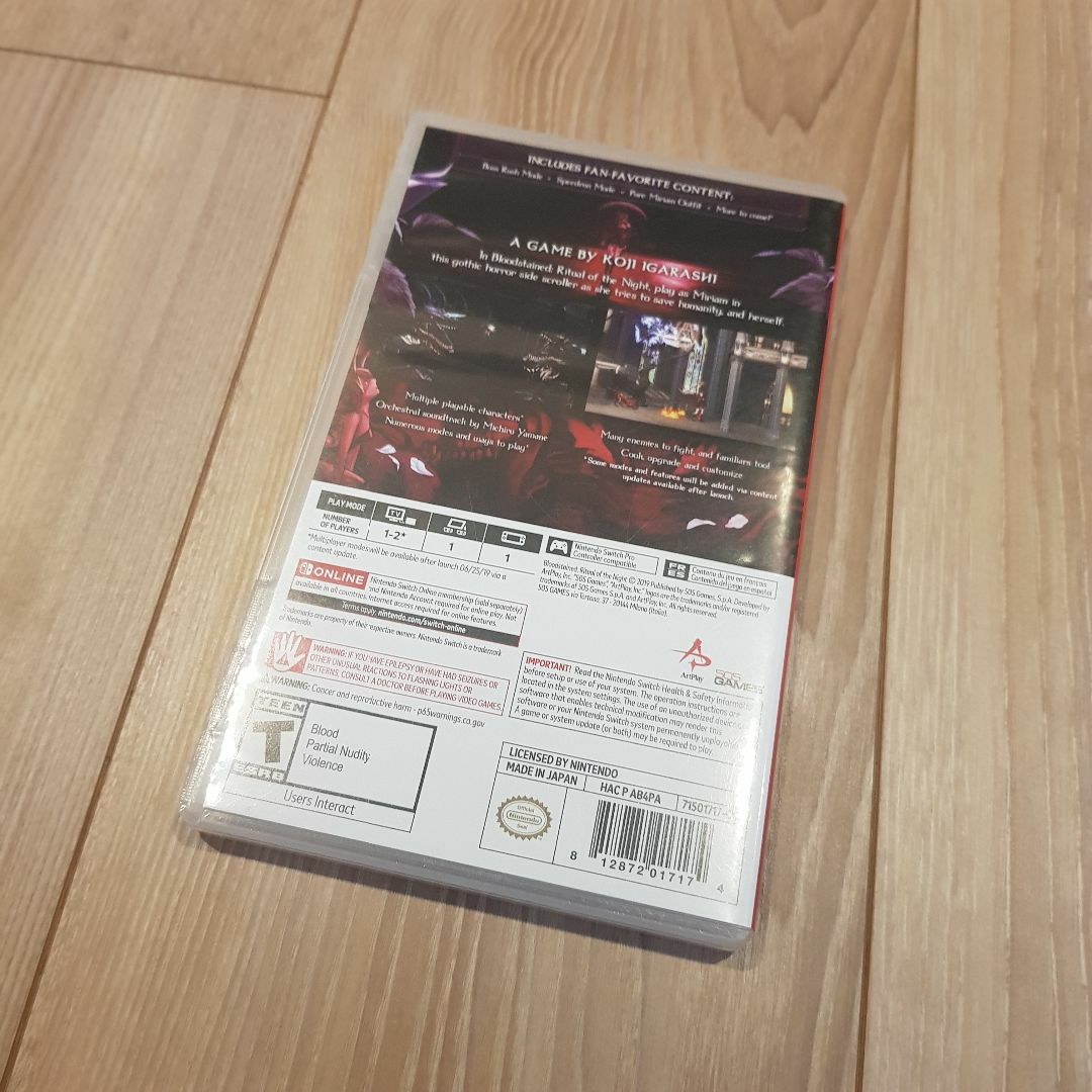 Nintendo Switch(ニンテンドースイッチ)のBloodstained: Ritual of the Night Switch エンタメ/ホビーのゲームソフト/ゲーム機本体(家庭用ゲームソフト)の商品写真