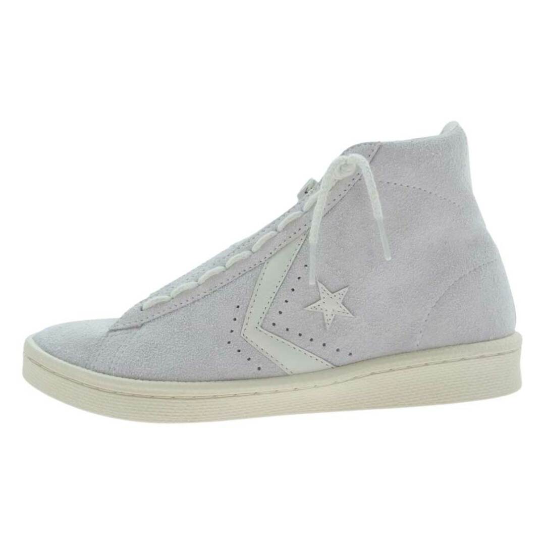 nonnative ノンネイティブ スニーカー CONVERSE  PRO-LEATHER HI/NN コンバース プロレザー ハイ スニーカー オフホワイト系 グレー系 26cm【極上美品】