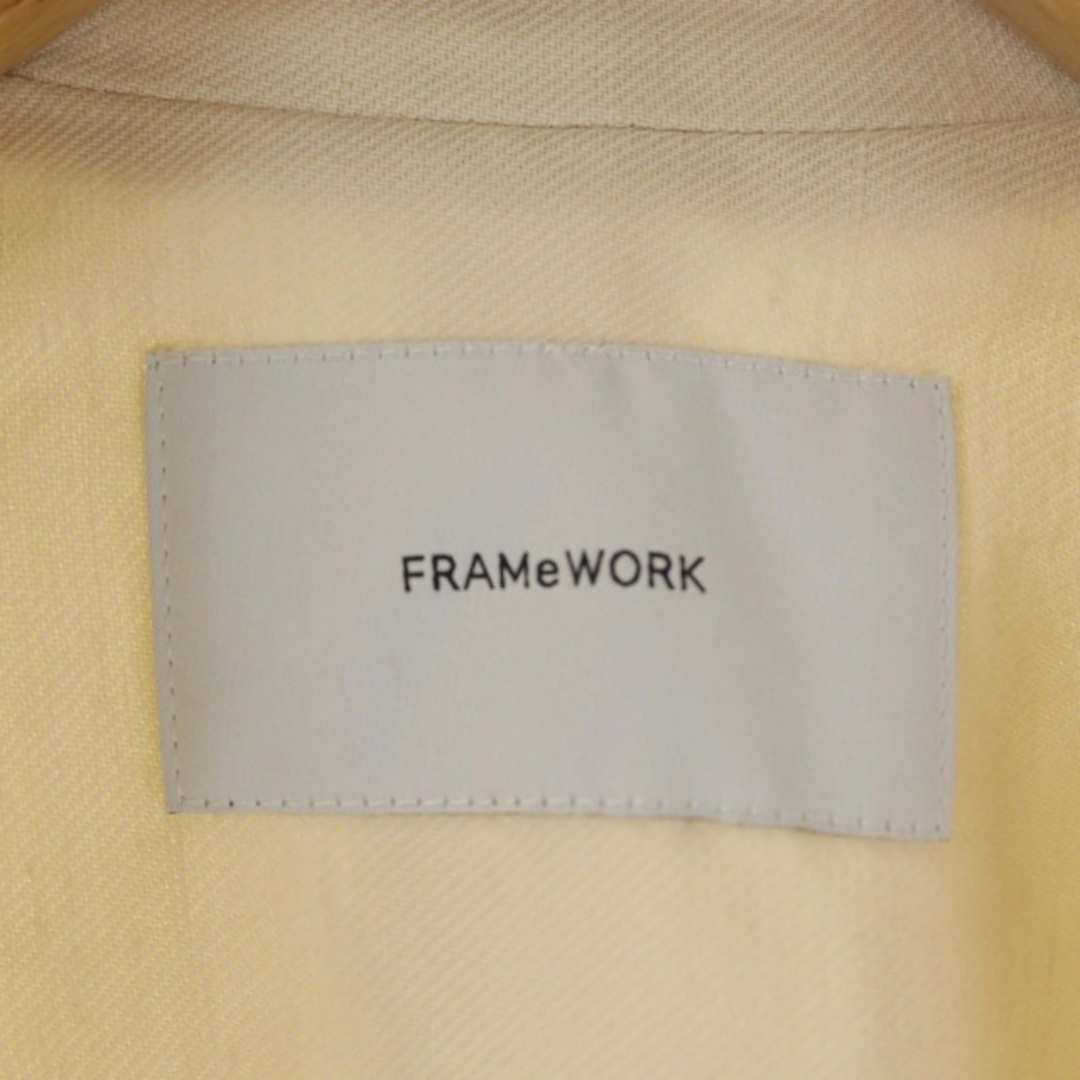 FRAMeWORK(フレームワーク)のフレームワーク 22SS オーバーサイズジャケット テーラード 薄手 ノーボタン レディースのジャケット/アウター(その他)の商品写真