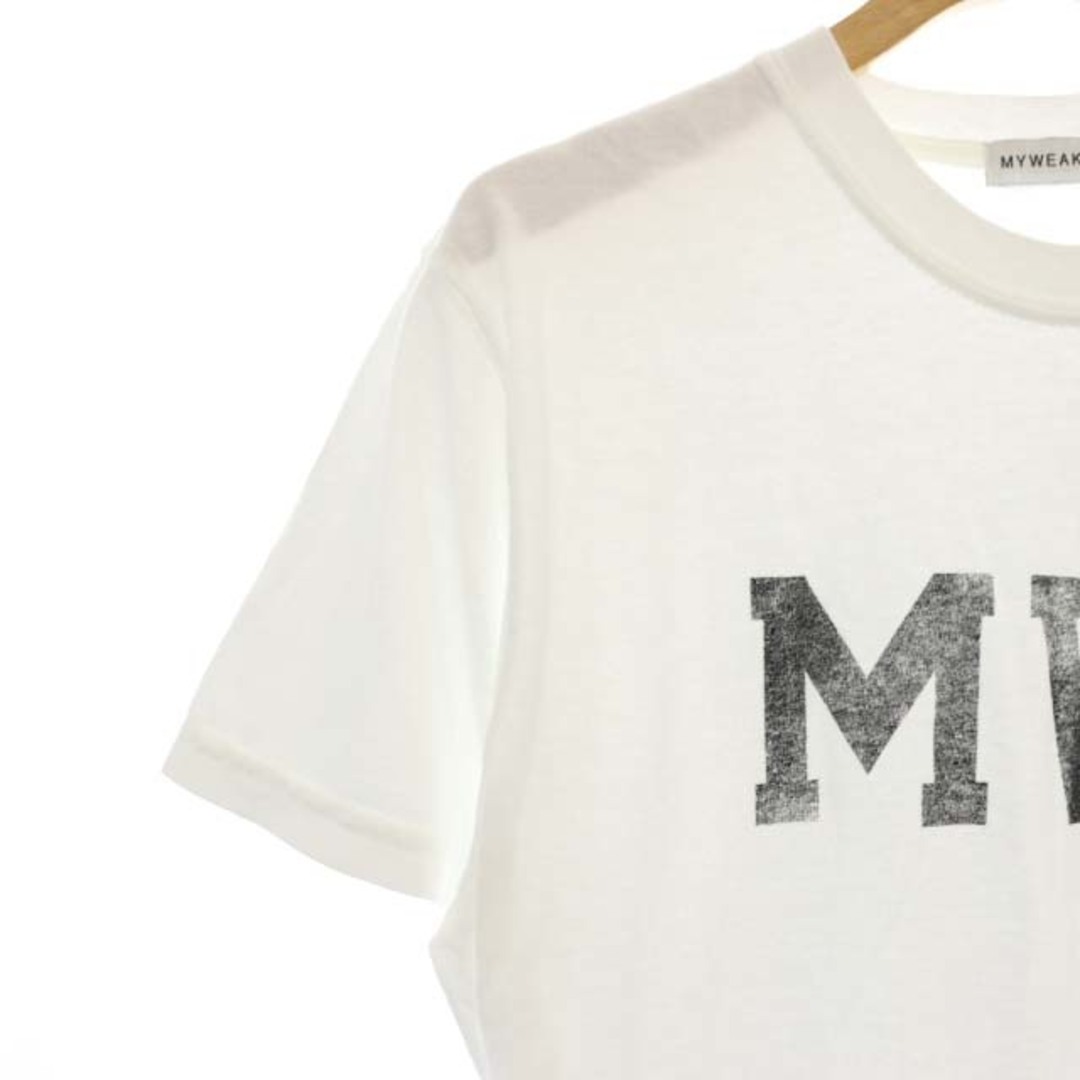 other(アザー)のマイウィークネス 23SS MW College T Tシャツ カットソー 白 レディースのトップス(Tシャツ(半袖/袖なし))の商品写真