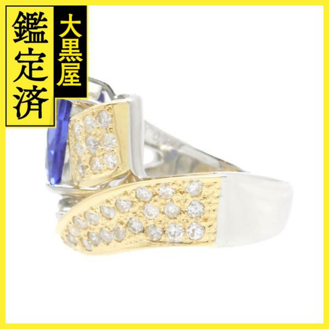タンザナイト ゾイサイト ダイヤモンド リング K18 PT900 【200】