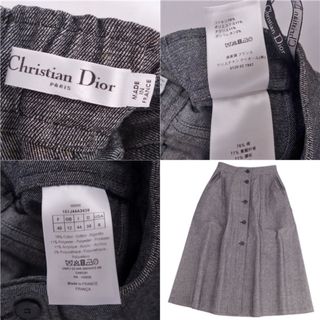 極美品 Christian Dior 22SS プリント マキシ スカート