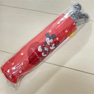 ディズニー(Disney)のミッキー　ディズニー　韓国　ダイソー　折りたたみ傘(傘)