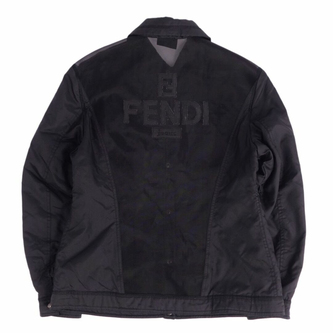 【レア】FENDI JEANS フェンディ バックロゴ ナイロンジャケット