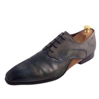 マグナーニ MAGNANNI レザーシューズ ダービーシューズ カーフレザー 革靴 メンズ スペイン製 43(28cm相当) ターコイズグリーン(ドレス/ビジネス)