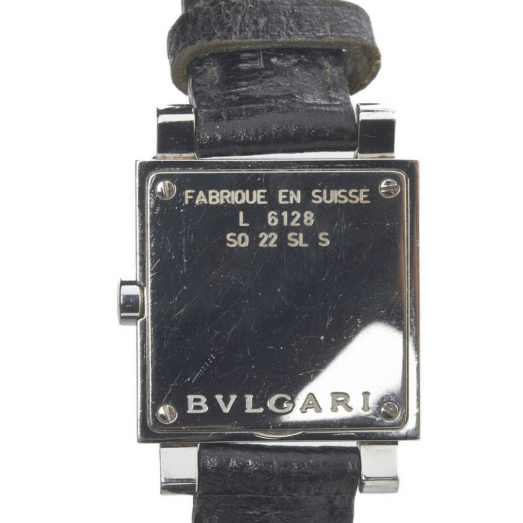 BVLGARI - ブルガリ クアドラード 腕時計 SQ22SL クオーツ ブラック