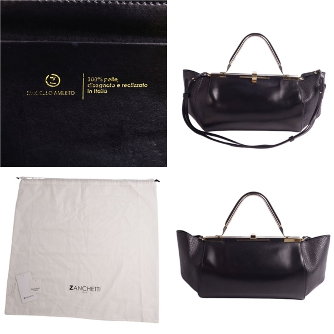 美品 ザンケッティ ZANCHETTI バッグ AMLETO アムレット 美品 ザンケッティ ZANCHETTI バッグ AMLETO アムレット