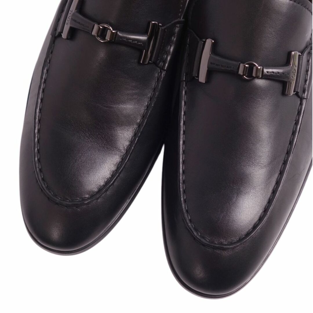 TOD'S(トッズ)の未使用 トッズ TOD'S ローファー ビジネスシューズ カーフレザー 革靴 メンズ イタリア製 10 1/2(29.5cm相当) ブラック メンズの靴/シューズ(ドレス/ビジネス)の商品写真