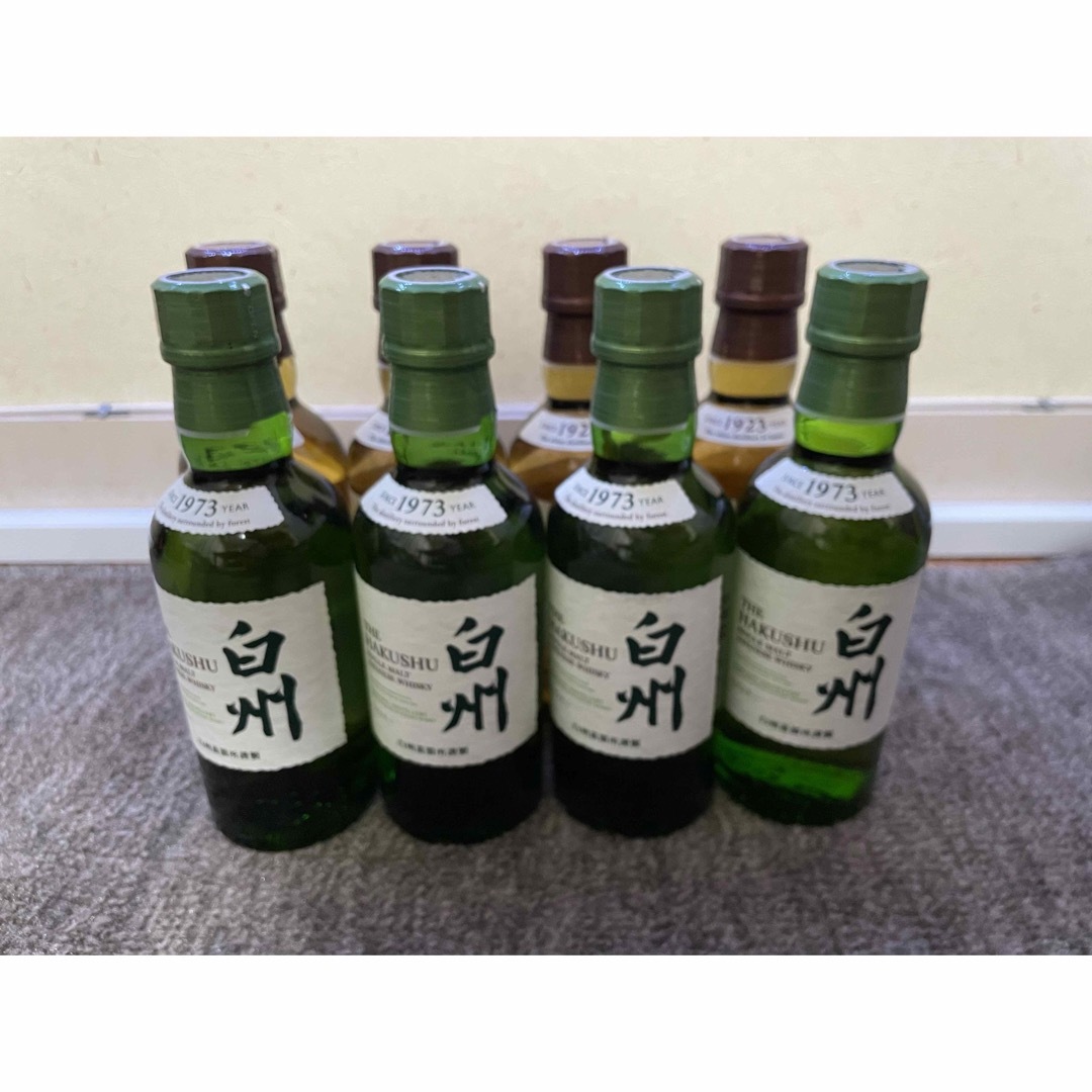 SUNTORY 山崎NV 白州NVミニボトル 8本セット - ウイスキー