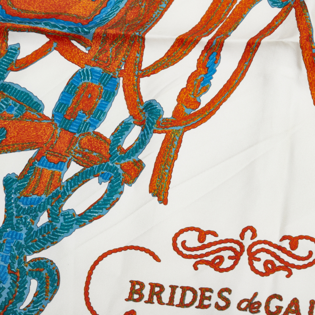 エルメス カレ90 BRIDES de GALA 式典用の馬勒 スカーフ シルク