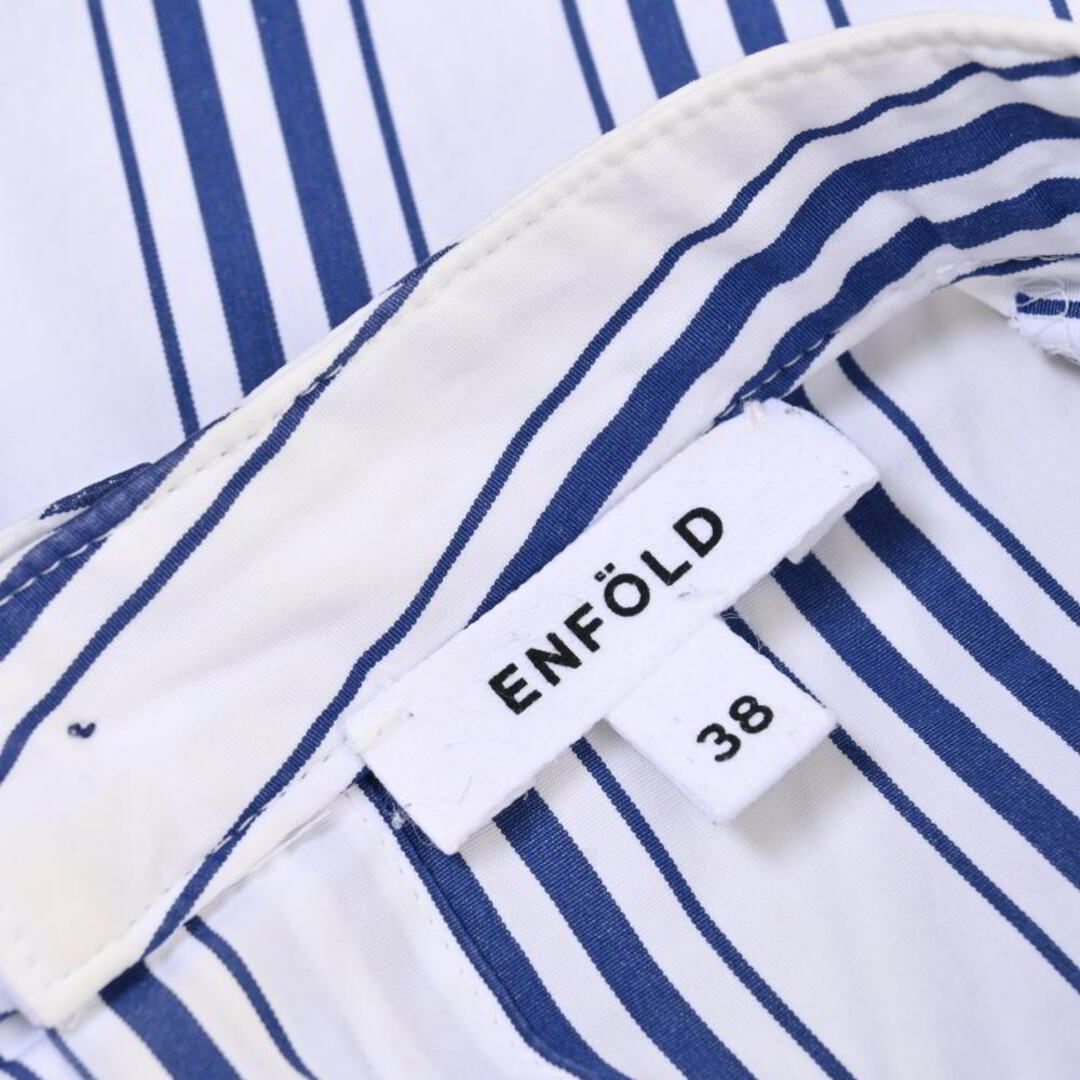 ENFOLD(エンフォルド)のENFOLD ランダムストライプ タックブラウス レディースのトップス(シャツ/ブラウス(長袖/七分))の商品写真