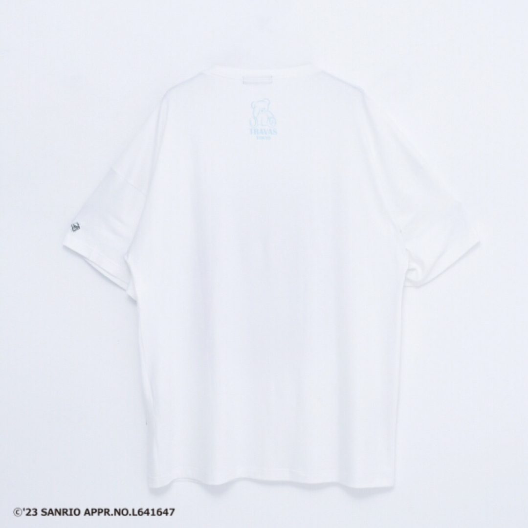 TRAVAS TOKYO(トラヴァストーキョー)のTRAVAS TOKYO リトルツインスターズ サンリオ キキララ Tシャツ 白 レディースのトップス(Tシャツ(半袖/袖なし))の商品写真