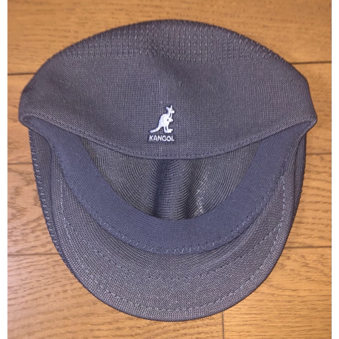 KANGOL(カンゴール)のL 美品 KANGOL ハンチングキャップ グレー 灰色 カンゴール ベレー帽 メンズの帽子(ハンチング/ベレー帽)の商品写真