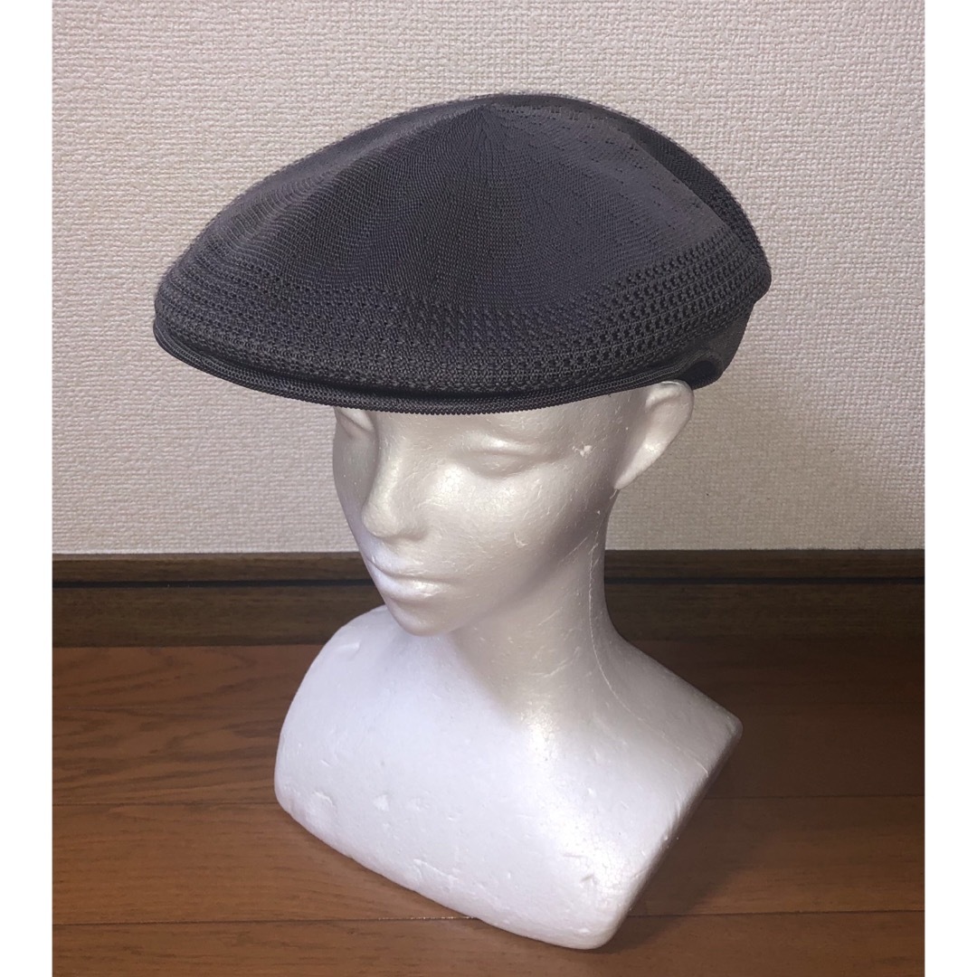 KANGOL(カンゴール)のL 美品 KANGOL ハンチングキャップ グレー 灰色 カンゴール ベレー帽 メンズの帽子(ハンチング/ベレー帽)の商品写真