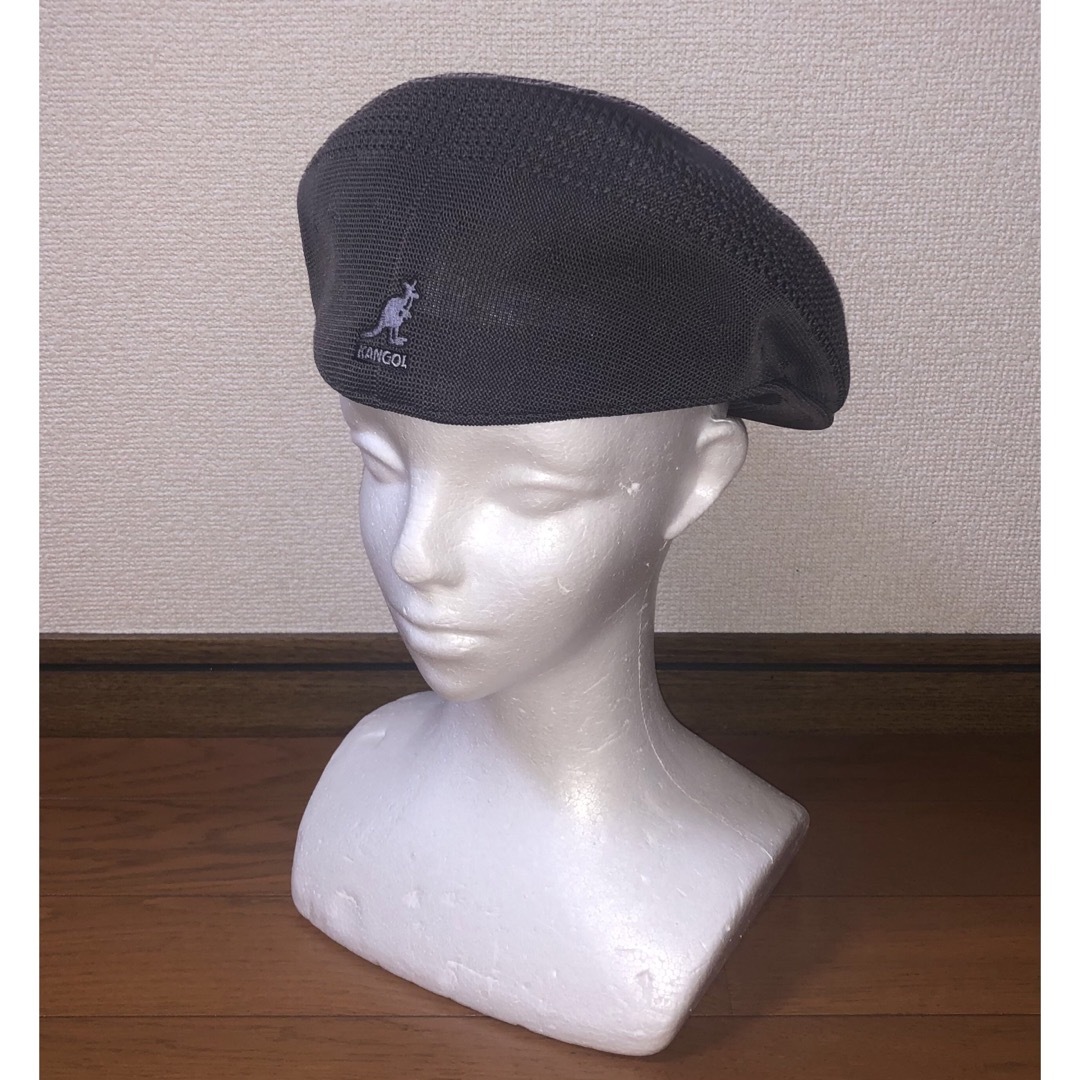 KANGOL(カンゴール)のL 美品 KANGOL ハンチングキャップ グレー 灰色 カンゴール ベレー帽 メンズの帽子(ハンチング/ベレー帽)の商品写真