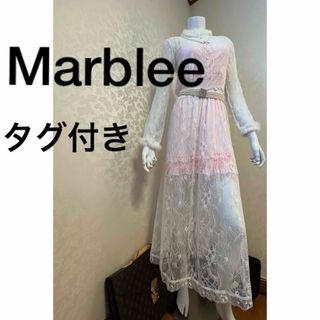 Marblee  マーブリー　総レース　ラビットファー付き　　