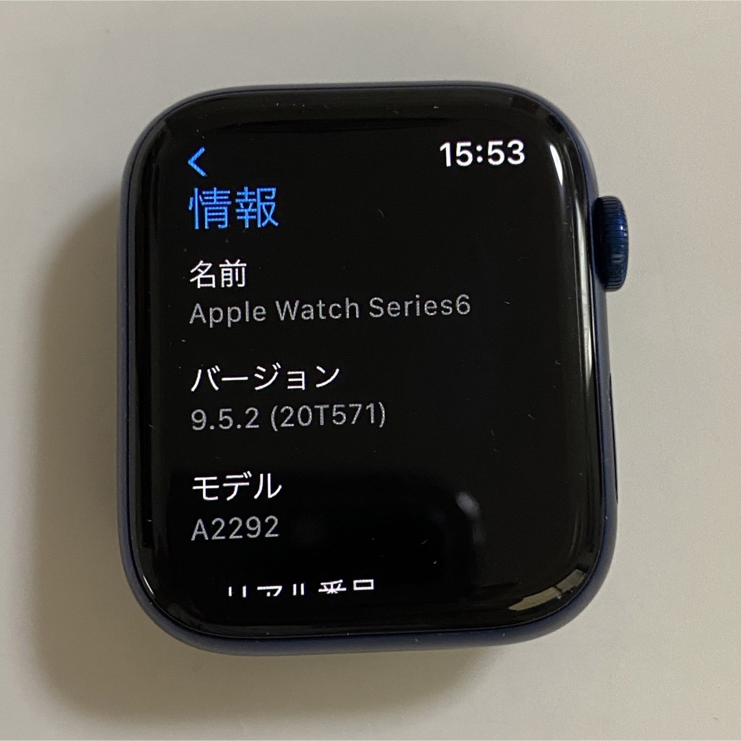 Apple Watch Series6 GPS 44mm ブルーアルミ