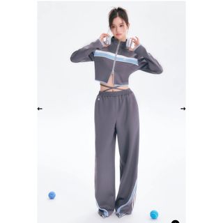 andwang track jersey setup (gray)の通販|ラクマ