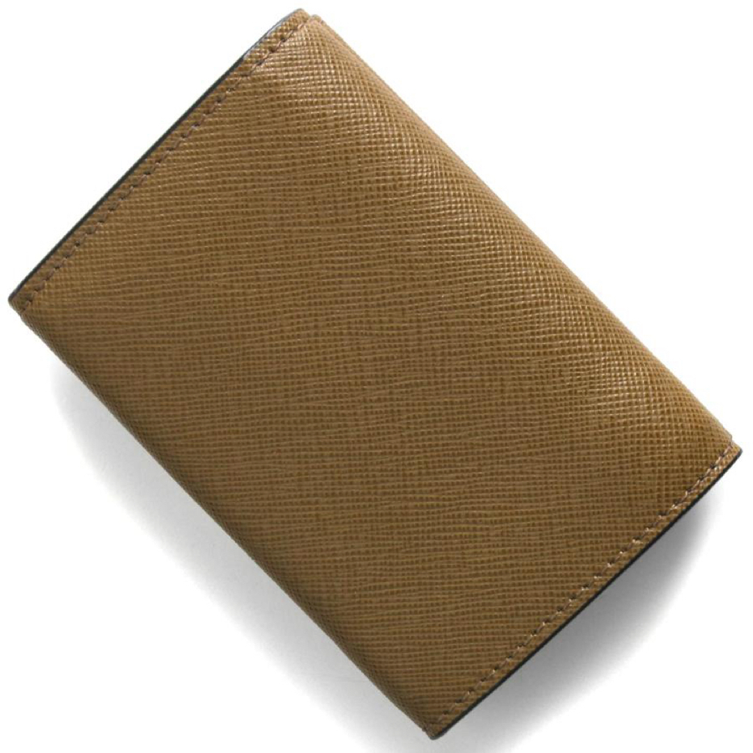 Marni(マルニ)のマルニ MARNI 財布 三つ折り ミニ財布 サフィアーノレザー ブラウン　新品 レディースのファッション小物(財布)の商品写真