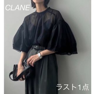 CLANE SHEER TULLE BALOON SLEAVE TOPS(シャツ/ブラウス(長袖/七分))