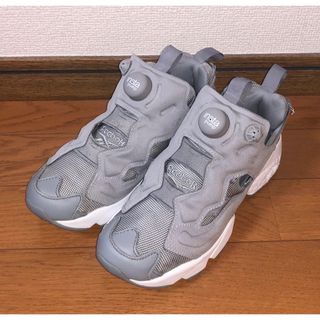 リーボック(Reebok)の23cm 良品 REEBOK INSTA PUMP FURY OG 灰 グレー(スニーカー)