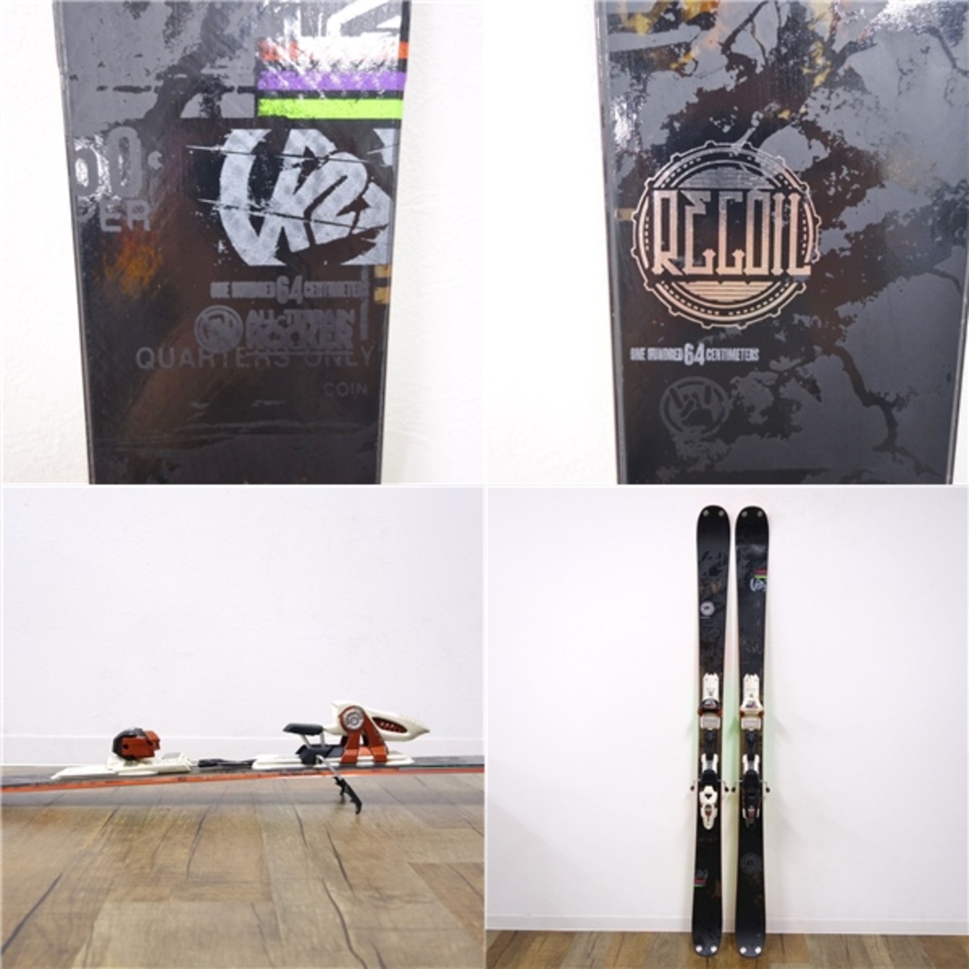 K2 - ケーツー K2 スキー板 RECOIL リコイル 164cm センター K2 - ケーツー K2 スキー板 RECOIL リコイル 164cm センター