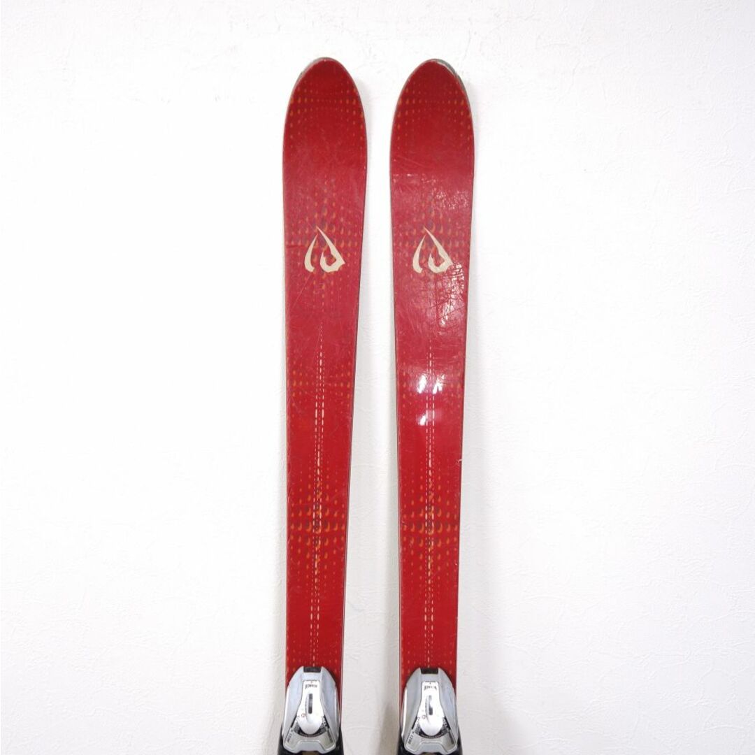 アイディーワン ID one スキー板 FR-X 167cm センター 65ｍｍ ビンディング マーカー TITANIUM 1200 フリーライド  スキー 重量実測：24300g（ビンディング含む1本)